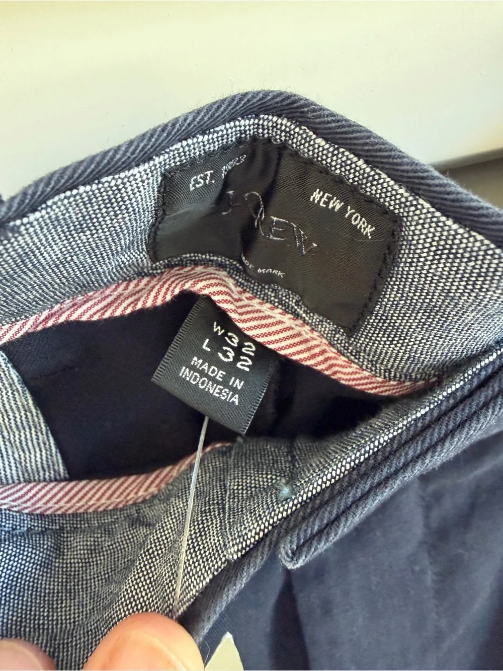 NWT- J.Crew Men's Navy Slim Chino Pants